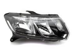 Фара правая Рено Логан II (13-), Sandero (13-) (SAT) внутри черная